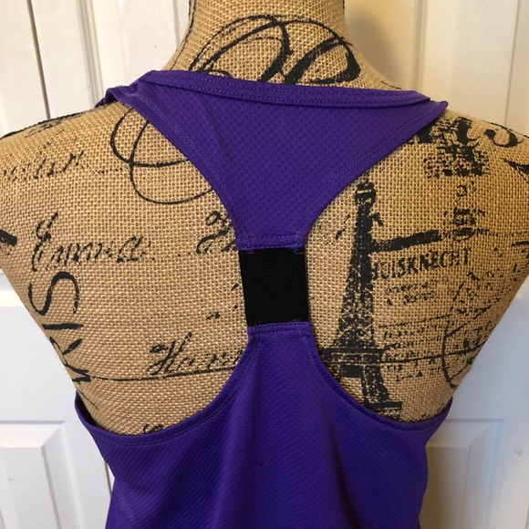 Colosseum purple racer back exercise tank - Picture 5 of 7